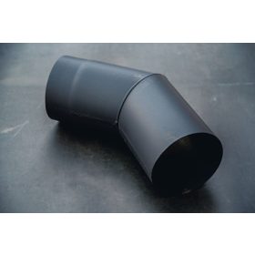 Füstcső  könyök  132/45    2 mm