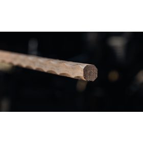 Négyzet acél   12 x 12  ( bordás )