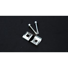 Kerítés táblarögzítő oldalsó  horganyzott + csavar