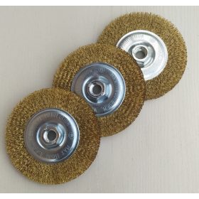 Csiszolókorong   DRÓT lapos MENETES d115xM14