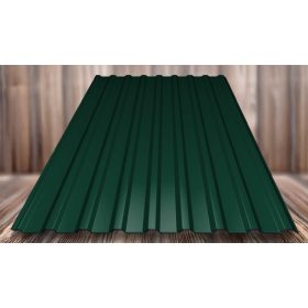   Trapézlemez   sötétzöld  RAL 6003 20/138  /db    (2 x 1,14 m = 2,28 m2 / db)