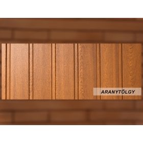 Trapézlemez T8 famintás aranytölgy kétoldali   /m2