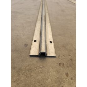 Tolókapu alsó profil lecsavarozható U horganyzott