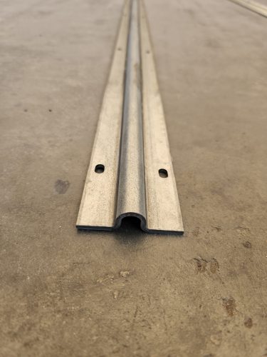 Tolókapu alsó profil lecsavarozható U horganyzott